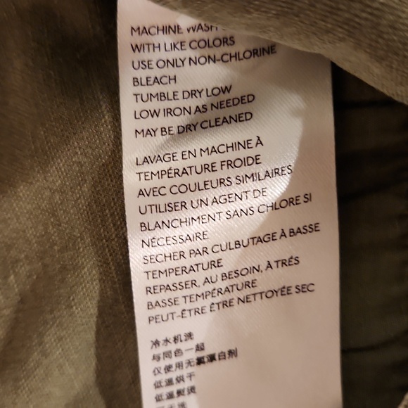 ❤ ANTHROPOLOGIE HIGH RISE STRAIGHT EMBROIDERED RELAXED TROUSERS / PANTS, 4 (27) - Picture 13 of 15